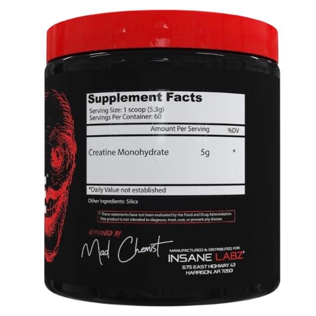 INSANE-ACS CREATINE MONOHYDRATE 60 SERV