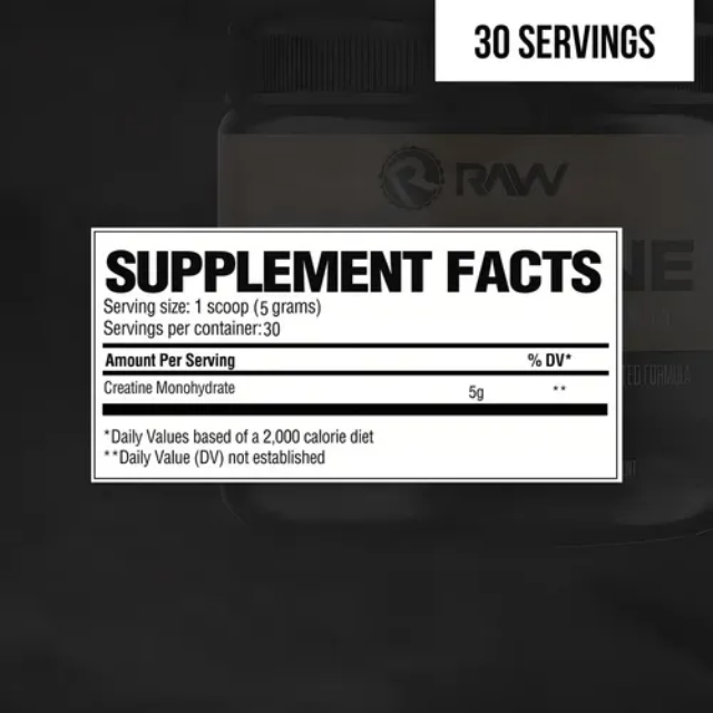 RAW CREATINE 30 SER