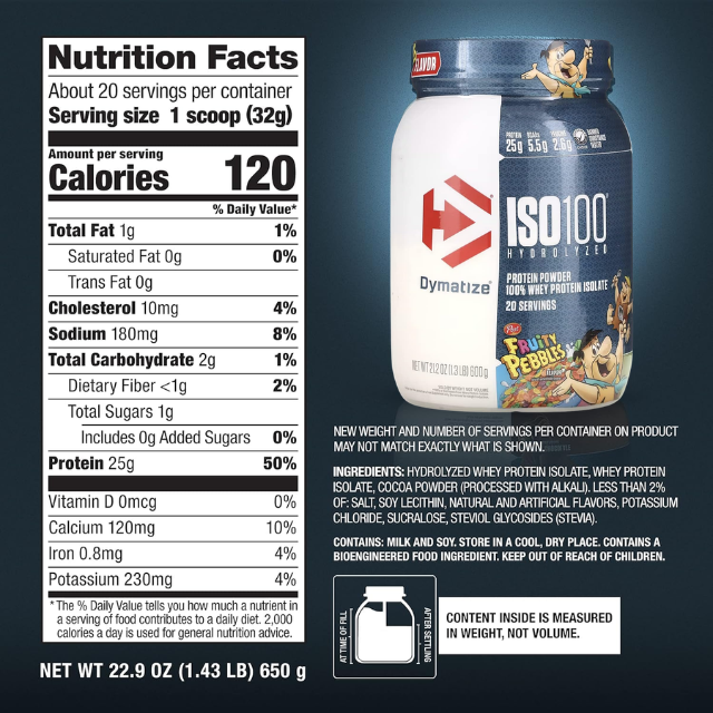 DYMATIZE ISO 100  1.3 LBS HYDROLIZED