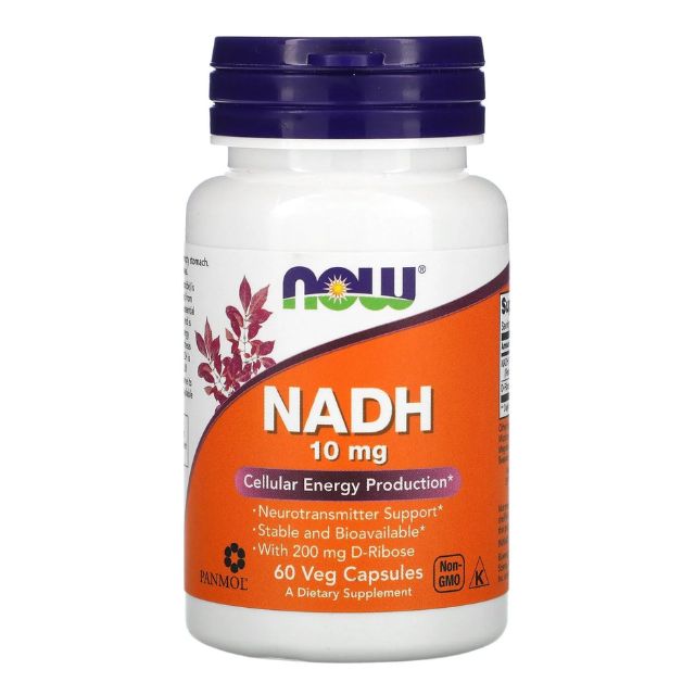 NADH 10MG WITH 200MG RIBOSE 60 VCAPS
