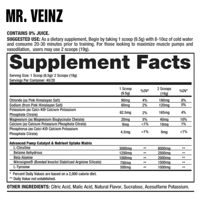 MR. VEINZ  40 SER