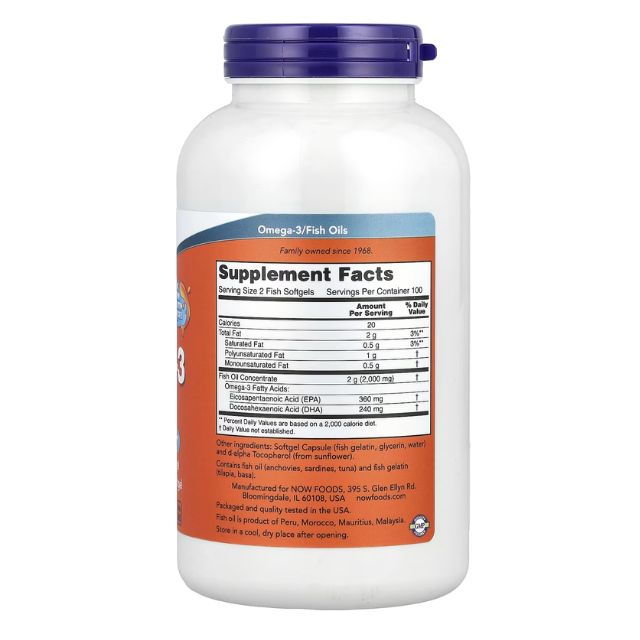 OMEGA-3 1000mg 200 SGELS 