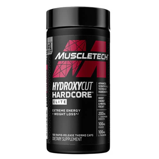 MUSCLETECH HYDROXYCUT HARDCORE ELITE 100 CAPS